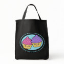 Kawaii Cupcake Friends Tote Bag by mariannegilliand Kawaii Cupcake Friends Tote Bag