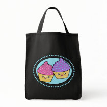 Kawaii Cupcake Friends Tote Bag
