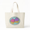 Kawaii Cupcake Friends Tote Bag
