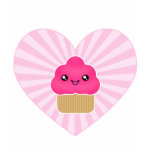 Kawaii Cupcake Heart Apparel