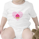 Kawaii Cupcake Heart Apparel