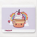 Kawaii Cupcake mousepad
