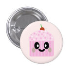 KAWAII CUPCAKE PINK CUTE PIN BUTTON buttons