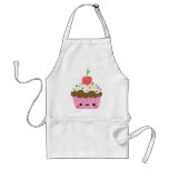 Kawaii Cupcake with Cherry on Top aprons