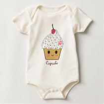 Kawaii Cupcake with Pink Sugar Skull and Cherry t-shirts