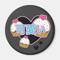 kawaii cupcakes magnet magnets