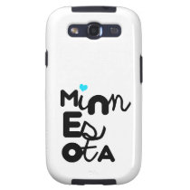Kawaii Cute Adorable Minnesota State Typography casemate cases
