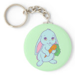 Kawaii Cute Cartoon Bunny Rabbit Carrot keychains