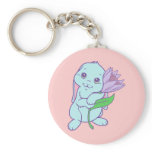 Kawaii Cute Cartoon Bunny Rabbit Flower keychains