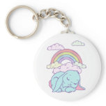 Kawaii Cute Cartoon Bunny Rabbit Rainbow keychains