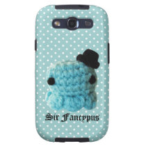 Kawaii Cute Crochet Amigurumi Octopus Top Hat Blue casemate cases
