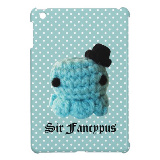 Kawaii Cute Crochet Amigurumi Octopus Top Hat Blue Case For The iPad ...