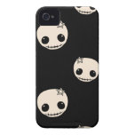Kawaii cute goth girly skull emo skulls pattern iPhone 4 case