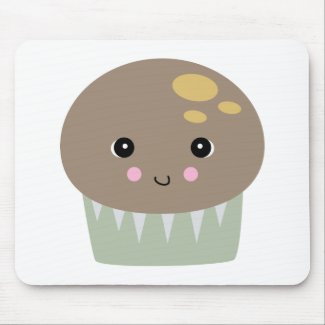 kawaii cute muffin mousepad
