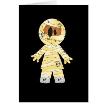 Kawaii Cute Mummy Halloween Cards