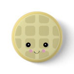 kawaii cute waffle button