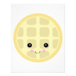 kawaii cute waffle custom invites