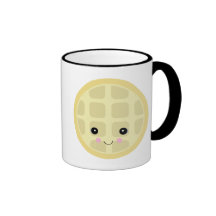 kawaii cute waffle mugs