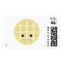 kawaii cute waffle stamp