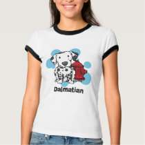 Kawaii Dalmatian & Fire Hydrant Ladies TShirt by MenagerieMayhem Kawaii Dalmatian & Fire Hydrant Ladies TShirt