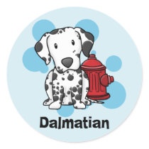 Kawaii Dalmatian & Fire Hydrant Stickers