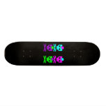 KAWAII DEATHROCK SKULLS MULTICOLOUR skateboards