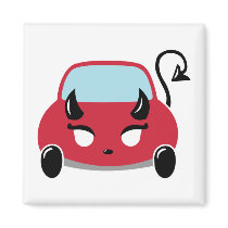 Kawaii Devil Car magnets