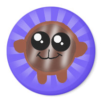 Kawaii Doughnut Magnet by Rajee1 Kawaii Doughnut Magnet