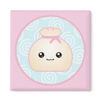 kawaii dumpling stickers magnets