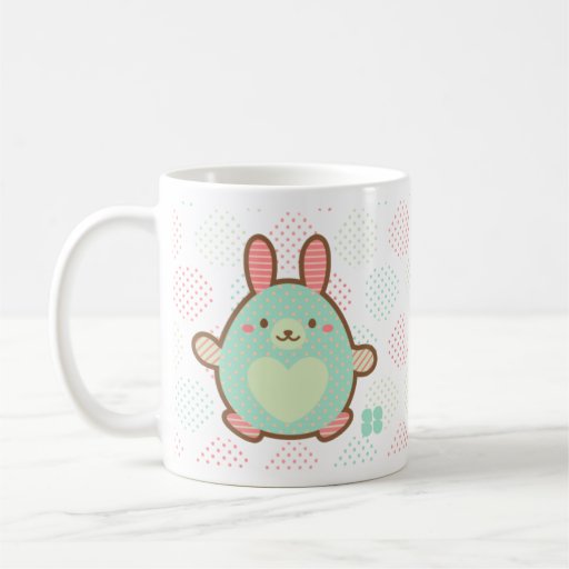 Kawaii egg bunny mugs