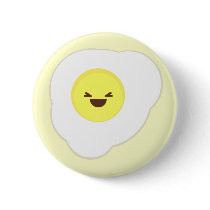 kawaii eggs sunny side up happy breakfast buttons