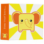 Kawaii elephant binders