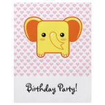 Kawaii elephant flyers