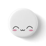 Kawaii Faces Pinback Button