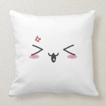 Kawaii Faces - Two Faced pillows