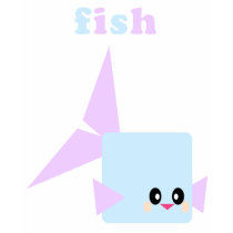 KAWAII FISH CUTE t-shirts