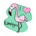 Kawaii Flamingo Child's T-Shirt by ZoologicallyInclined Kawaii Flamingo Child's T-Shirt