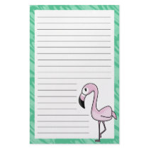 Kawaii Flamingo Stationery