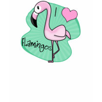 Kawaii Flamingo Tank Top t-shirts by ZoologicallyInclined Kawaii Flamingo Tank Top t-shirts
