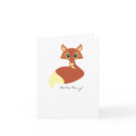 Kawaii Fox Notecard