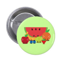 Kawaii Fruit Group Pins