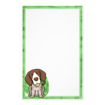 Kawaii German Shorthair Stationery (Unlined)