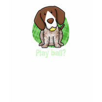 Kawaii German Shorthaired Pointer Ladies TShirt by MenagerieMayhem Kawaii German Shorthaired Pointer Ladies TShirt