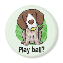 Kawaii German Shorthaired Pointer Magnet