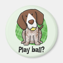 Kawaii German Shorthaired Pointer Magnet