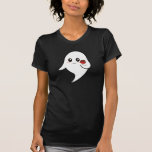 Kawaii ghost with candied apple tee shirts