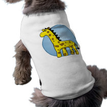 Kawaii Giraffe Dog T-Shirt pet clothing