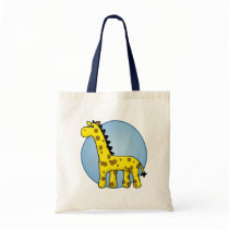 Kawaii Giraffe Tote Bag by ZoologicallyInclined Kawaii Giraffe Tote Bag