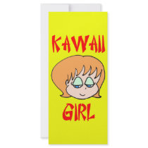 kawaii girl red rack cards by rexfmay kawaii girl red rack cards