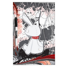 Kawaii goth bunny iPad case Dry-Erase Boards